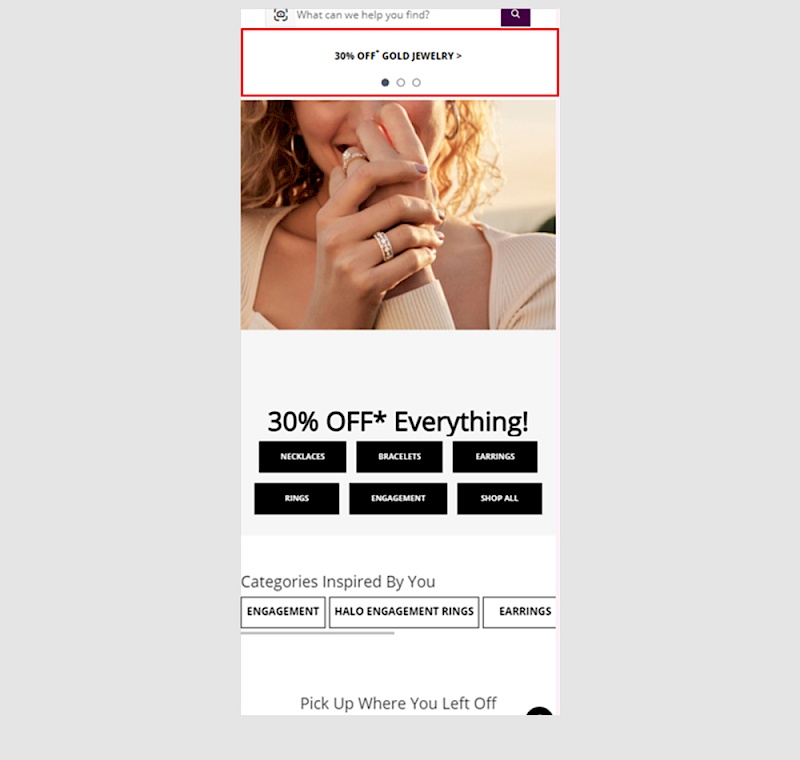 Less Or More Visible Offer Pages - Variant A
